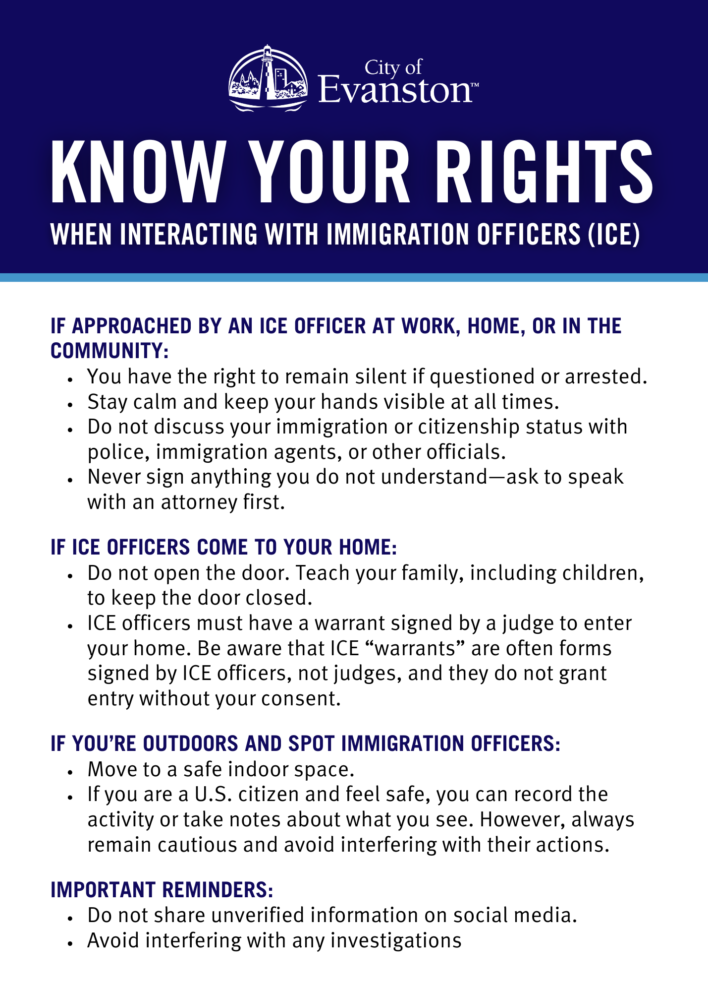 Know Your Rights